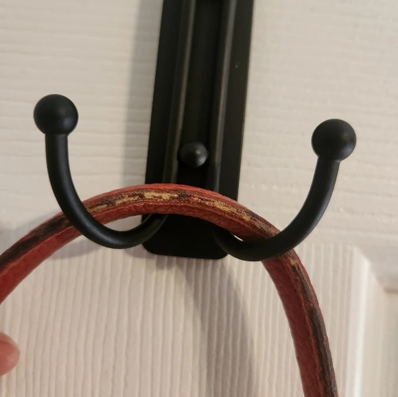 Vintage Tommy Hilfiger Red Faux Leather square Shoulder Bag, 90's, Retro - Picture 12 of 16